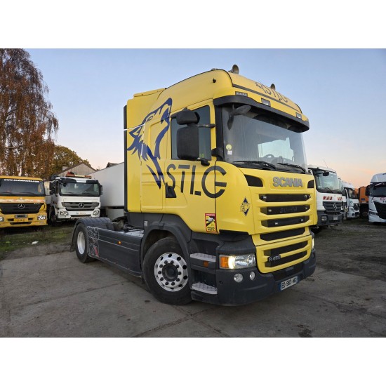 SCANIA R450 TRACTOR UNIT RETARDER STATIONARY AIR CONDITIONING HYDRAULIC Highline CR19