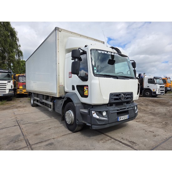 Renault D 280 4X2 Box truck Spring Air suspension Loading Lift Dhollandia