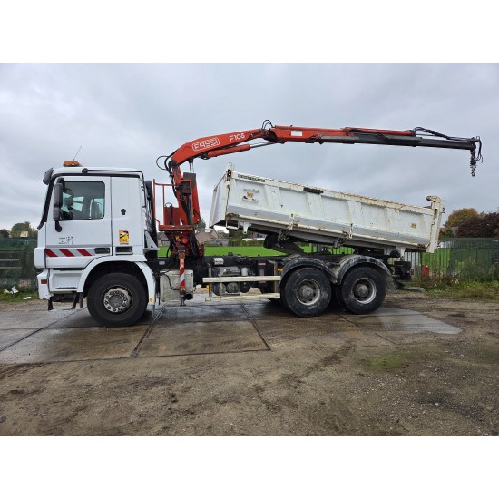 MERCEDESA CTROS 3341 6X4 TIPPER CRANE FASSI F105 MERCEDESA CTROS 3341 6X4 TIPPER CRANE FASSI F105