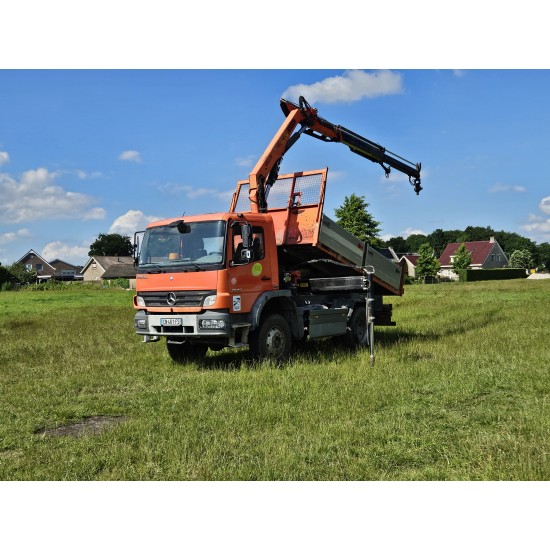 Mercedes Atego 1529 4x4 Tipper Crane Palfinger PK9501