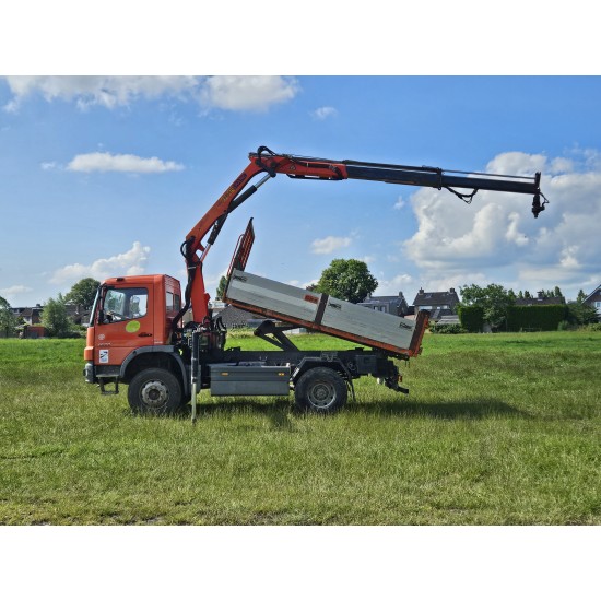 Mercedes Atego 1529 4x4 Tipper Crane Palfinger PK9501