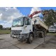 Mercedes Actros 3332 6x4 2-Side Tipper Manual Gearbox HMF 14t Crane