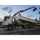 Mercedes Actros 3332 6x4 2-Side Tipper Manual Gearbox HMF 14t Crane