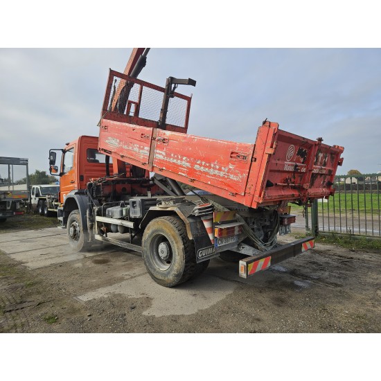 Mercedes Axor 1829 4x4 TIPPER CRANE PALFINGER PK9501 REMOTE CONTROL