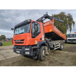 IVECO STRALIS AD190T33 4X2 EURO 5 TIPPER CRANE HIAB 111 ES-2 HIDUO