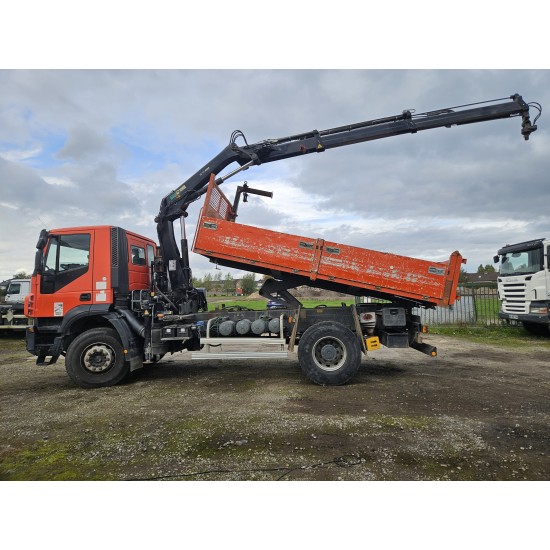 IVECO STRALIS AD190T33 4X2 EURO 5 TIPPER CRANE HIAB 111 ES-2 HIDUO