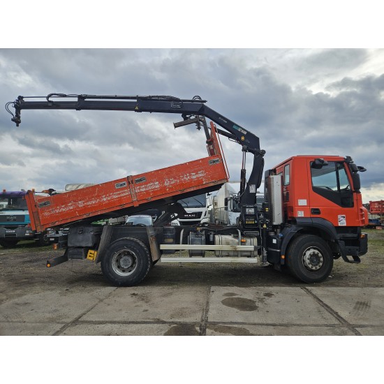 IVECO STRALIS AD190T33 4X2 EURO 5 TIPPER CRANE HIAB 111 ES-2 HIDUO