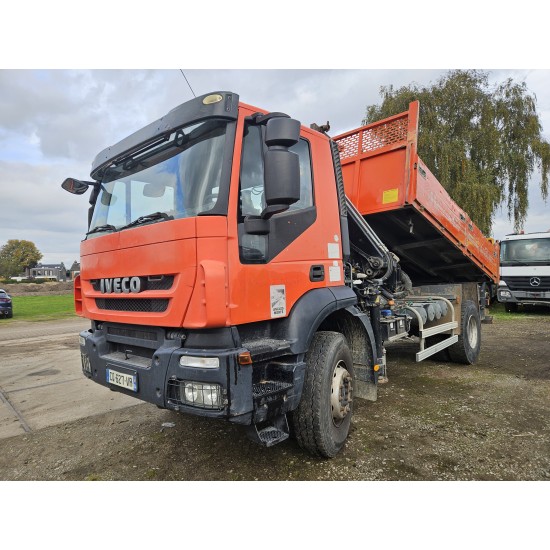 IVECO STRALIS AD190T33 4X2 EURO 5 TIPPER CRANE HIAB 111 ES-2 HIDUO