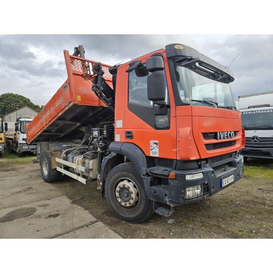 IVECO STRALIS AD190T33 4X2 EURO 5 TIPPER CRANE HIAB 111 ES-2 HIDUO