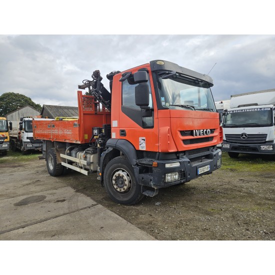 IVECO STRALIS AD190T33 4X2 EURO 5 TIPPER CRANE HIAB 111 ES-2 HIDUO