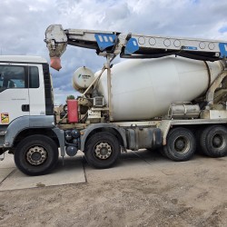 TGS 35.400 8X4 Concrete Mixer Stetter Euro 6 Steelsuspension