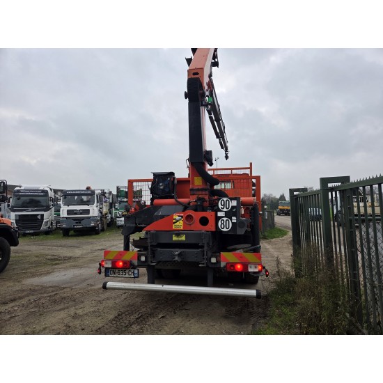 RENAULT C 380 6X4 FLATBED CRANE PALFINGER PK 18002-EH B
