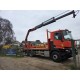 RENAULT C 380 6X4 FLATBED CRANE PALFINGER PK 18002-EH B