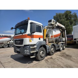  MAN TGS 35.400 8X4 Concrete Mixer Stetter 9m3 Steelsuspension