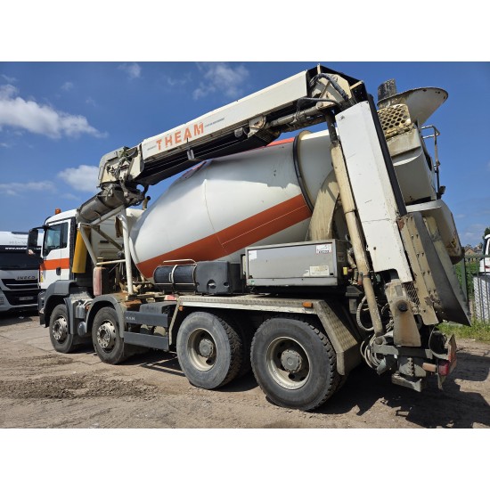 MAN TGS 35.400 8X4 Concrete Mixer Stetter 9m3 Steelsuspension MAN TGS 35.400 8X4 Concrete Mixer Stetter 9m3 Steelsuspension