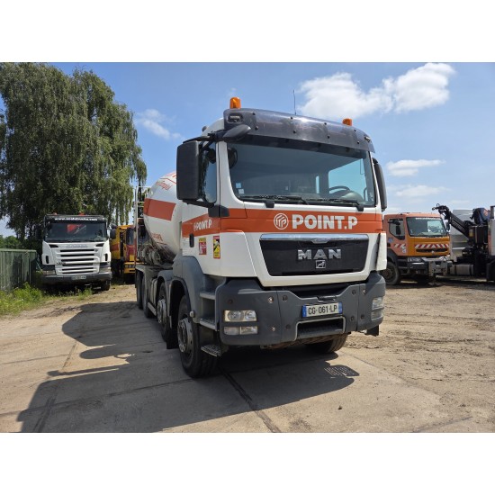 MAN TGS 35.400 8X4 Concrete Mixer Stetter 9m3 Steelsuspension MAN TGS 35.400 8X4 Concrete Mixer Stetter 9m3 Steelsuspension