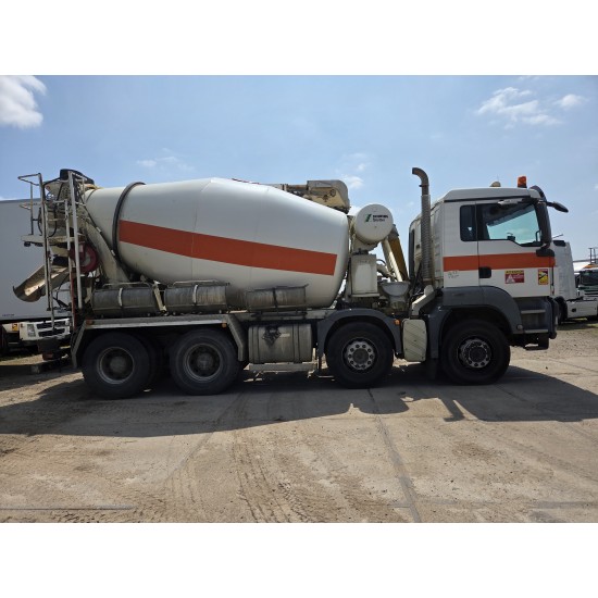 MAN TGS 35.400 8X4 Concrete Mixer Stetter 9m3 Steelsuspension MAN TGS 35.400 8X4 Concrete Mixer Stetter 9m3 Steelsuspension