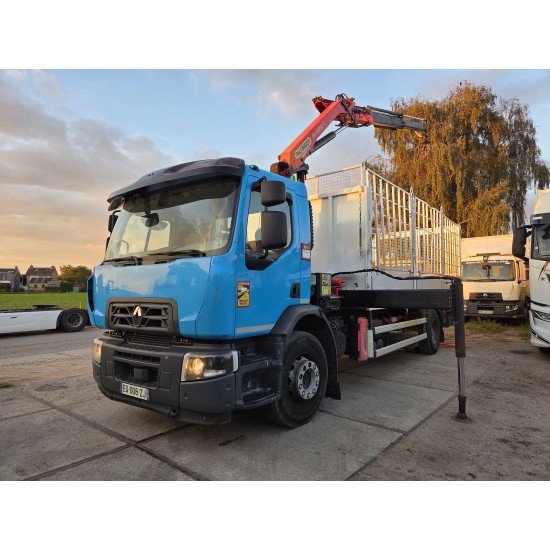 Renault C 280 4X2 Palfinger PK12002 EH Kran Crane Remote Control Automat flatbed truck Renault C 280 4X2 Palfinger PK12002 EH Kran Crane Remote Control Automat flatbed truck