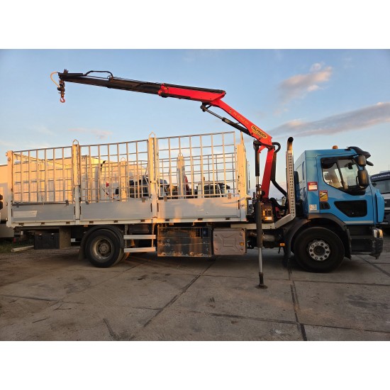 Renault C 280 4X2 Palfinger PK12002 EH Kran Crane Remote Control Automat flatbed truck Renault C 280 4X2 Palfinger PK12002 EH Kran Crane Remote Control Automat flatbed truck