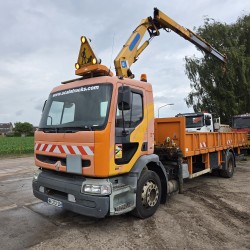 Renault Premium 300 MECHANICAL PUMP OPEN BOX COMPRESSOR CRANE EFFER 140/2S