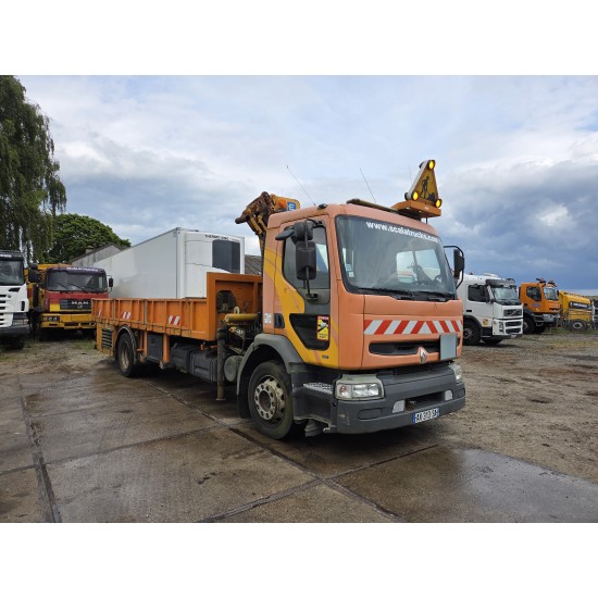 Renault Premium 300 MECHANICAL PUMP OPEN BOX COMPRESSOR CRANE EFFER 140/2S Renault Premium 300 MECHANICAL PUMP OPEN BOX COMPRESSOR CRANE EFFER 140/2S