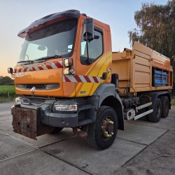 RENAULT KERAX 420 CHASSIS 6X6 MANUAL GEARBOX *without salt spreader*