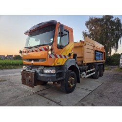 RENAULT KERAX 420 CHASSIS 6X6 MANUAL GEARBOX *without salt spreader*