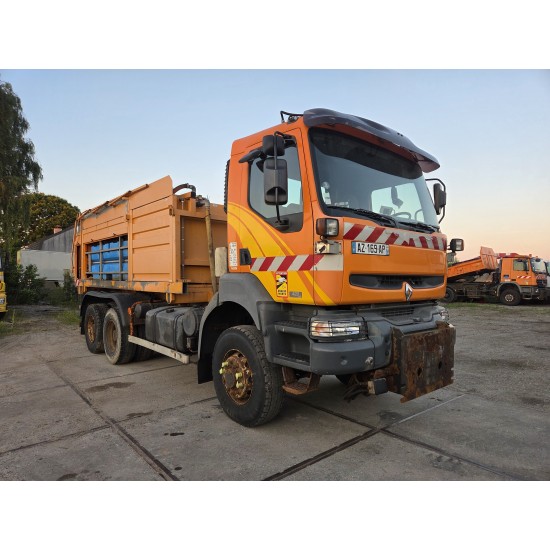 RENAULT KERAX 420 CHASSIS 6X6 MANUAL GEARBOX *without salt spreader*