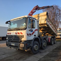 MERCEDESA CTROS 3236 6X4 TIPPER CRANE HMF 1460
