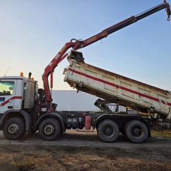 MERCEDESA CTROS 3236 6X4 TIPPER CRANE HMF 1460