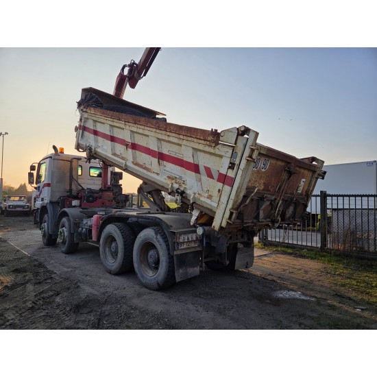 MERCEDESA CTROS 3236 6X4 TIPPER CRANE HMF 1460