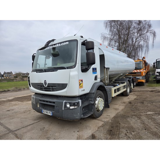 Renault Premium 340 6x2 Fuel Tank 18.540 L 3 compart Steering Axle Retarder Manual gearbox