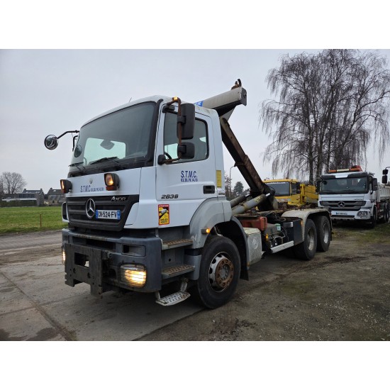 Mercedes Axor 2636 hooklift full steel suspension
