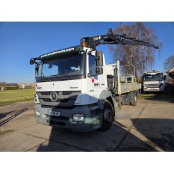 MERCEDES AXOR 1824 OPEN BOX LIFT CRANE HIAB 122 E-5 HIPRO