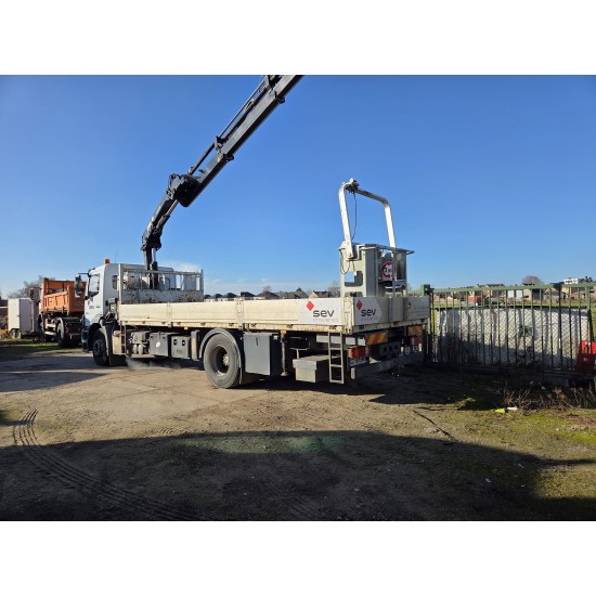MERCEDES AXOR 1824 OPEN BOX LIFT CRANE HIAB 122 E-5 HIPRO