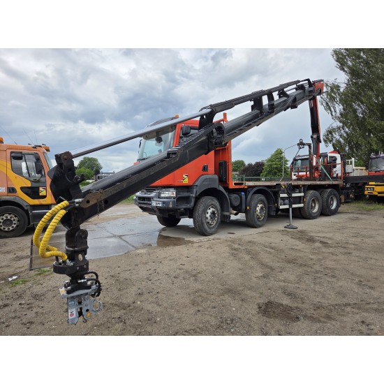 Renault Kerax 430 8X4 Flatbed Crane Palfinger PK26002EH 26 ton 5 Extensions *Retarder Renault Kerax 430 8X4 Flatbed Crane Palfinger PK26002EH 26 ton 5 Extensions *Retarder