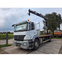 Mercedes Axor 1829 open crane HIAB 144 B-2 HIDUO