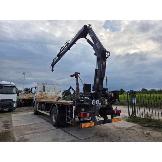 Mercedes Axor 1829 open crane HIAB 144 B-2 HIDUO