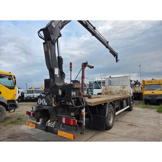 Mercedes Axor 1829 open crane HIAB 144 B-2 HIDUO