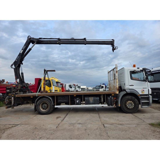 Mercedes Axor 1829 open crane HIAB 144 B-2 HIDUO