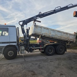 MERCEDESA CTROS 3335 6X4 TIPPER CRANE HIABF144 B
