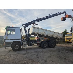MERCEDESA CTROS 3335 6X4 TIPPER CRANE HIABF144 B
