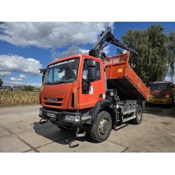 IVECO EUROCARGO 150E28 4X4 TIPPER CRANE HIAB 099 ES-2