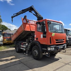 IVECO EUROCARGO 150E28 4X4 TIPPER CRANE HIAB 099 ES-2