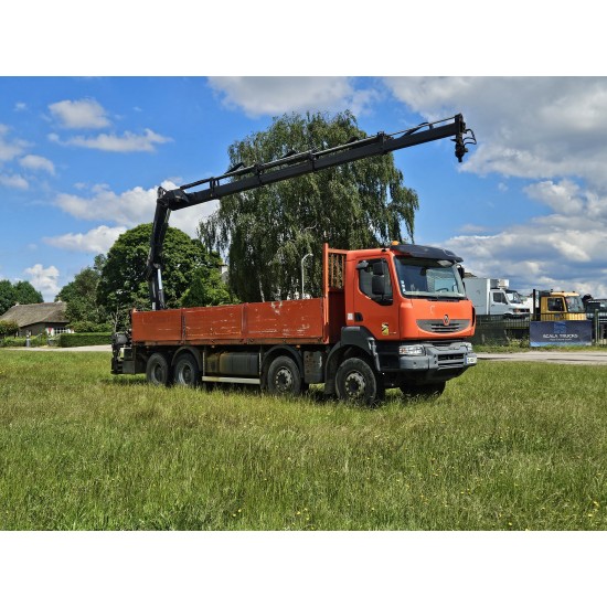 RENAULT KERAX 430 8X4 CRANE HIAB 166 DS-4 HIDUO 