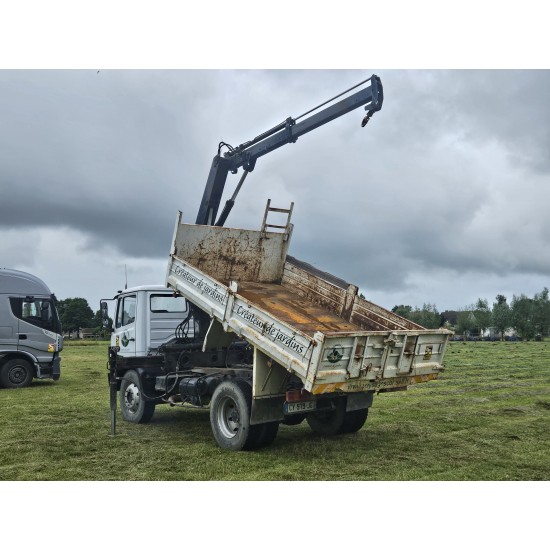 MERCEDES 1517 TIPPER + HIAB CRANE 081