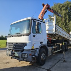 MERCEDES ACTROS 2636 6X4 TIPPER CRANE 15002 EPS