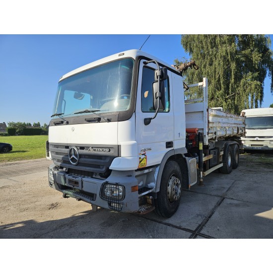 MERCEDES ACTROS 2636 6X4 TIPPER CRANE 15002 EPS