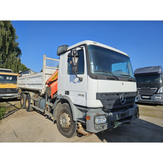 MERCEDES ACTROS 2636 6X4 TIPPER CRANE 15002 EPS