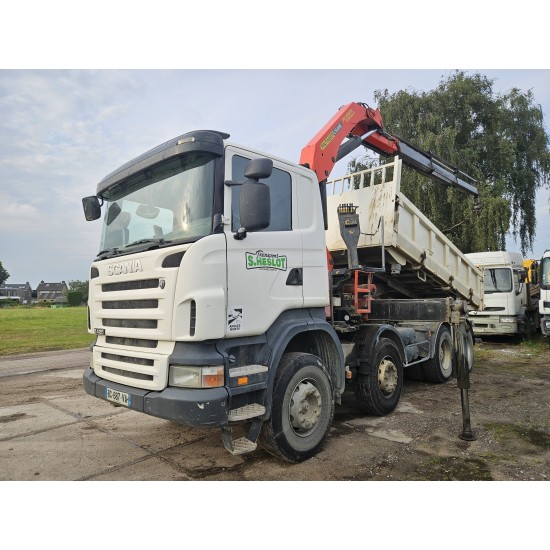 Scania R420 8x4 Tipper Crane Palfinger 23500